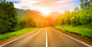 sunny road