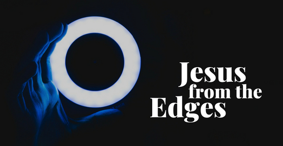 hand holding circle of light