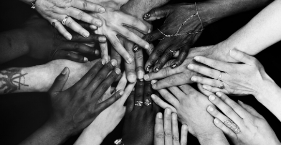 hands working together