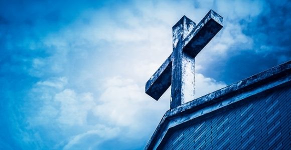 cross on church