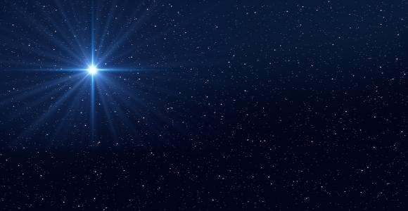 Star in the night sky